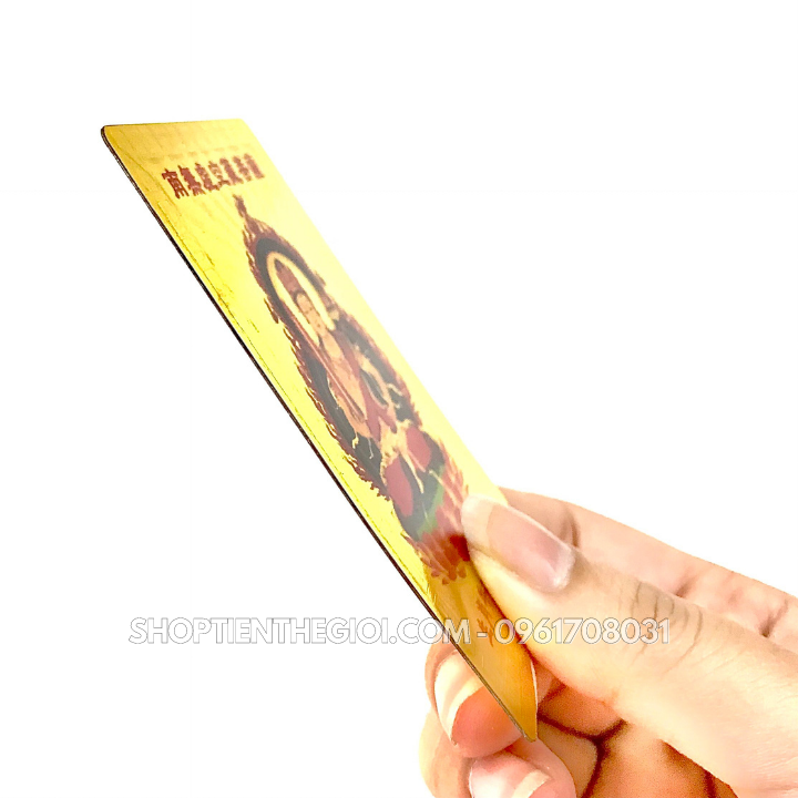 Thẻ Kim Bài Phật Bản Mệnh Tuổi Dần – Phật Hư Không Tạng Bồ Tát
